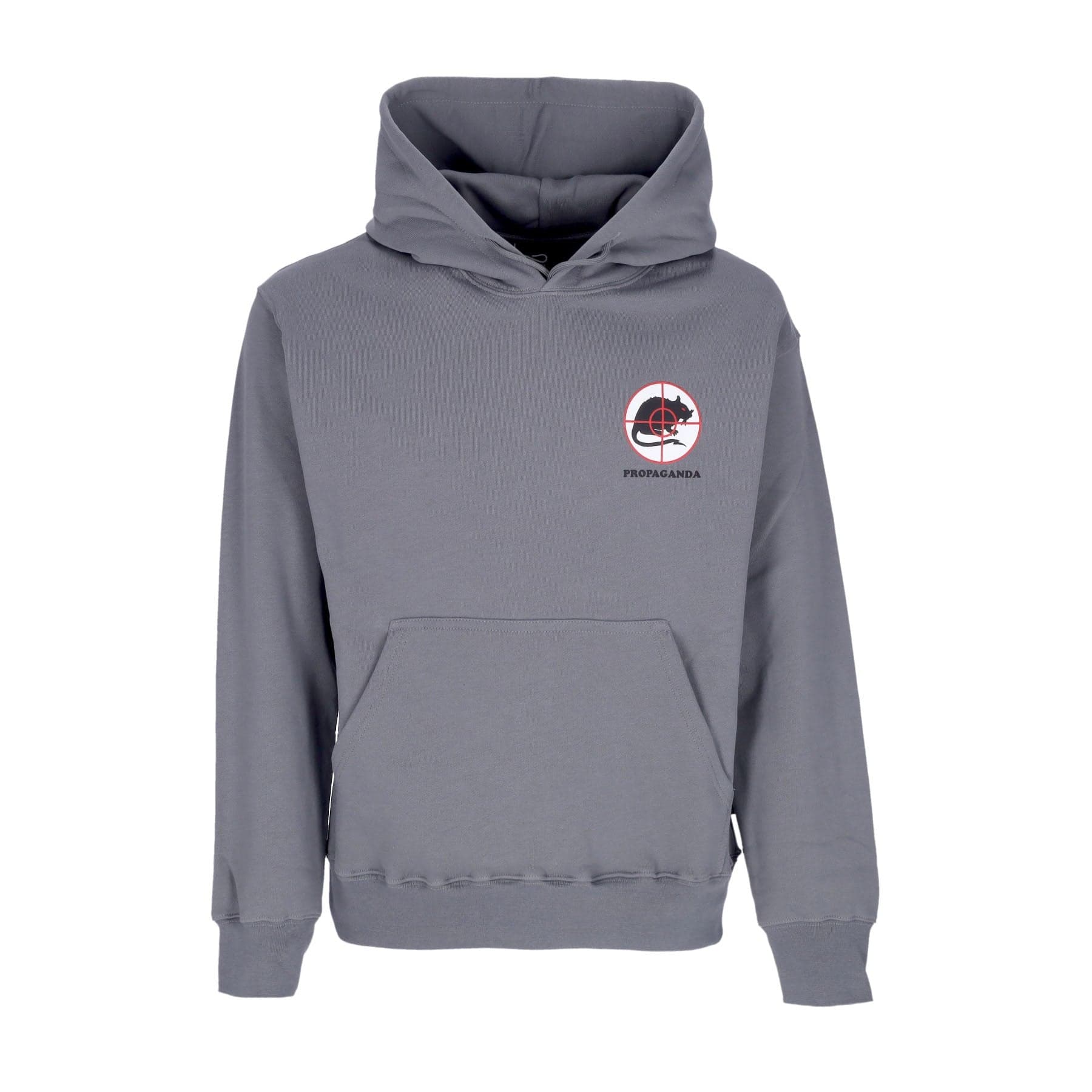 PROPAGANDA Felpa Cappuccio Uomo Trash Hoodie Grey da uomo in Felpe con cappuccio Drestige - Casamassima, commercioVirtuoso.it