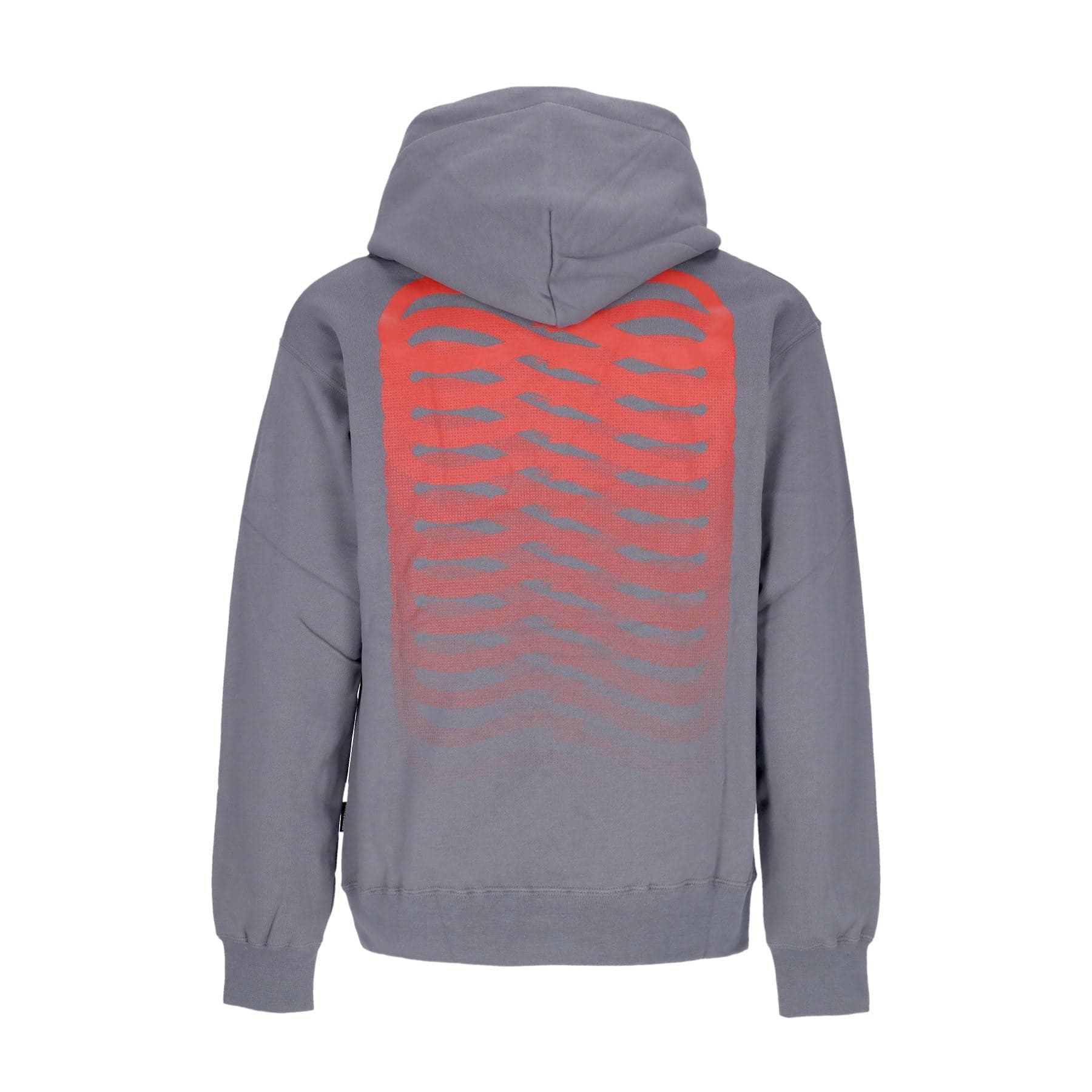 PROPAGANDA Felpa Cappuccio Uomo Ribs Hoodie Grey