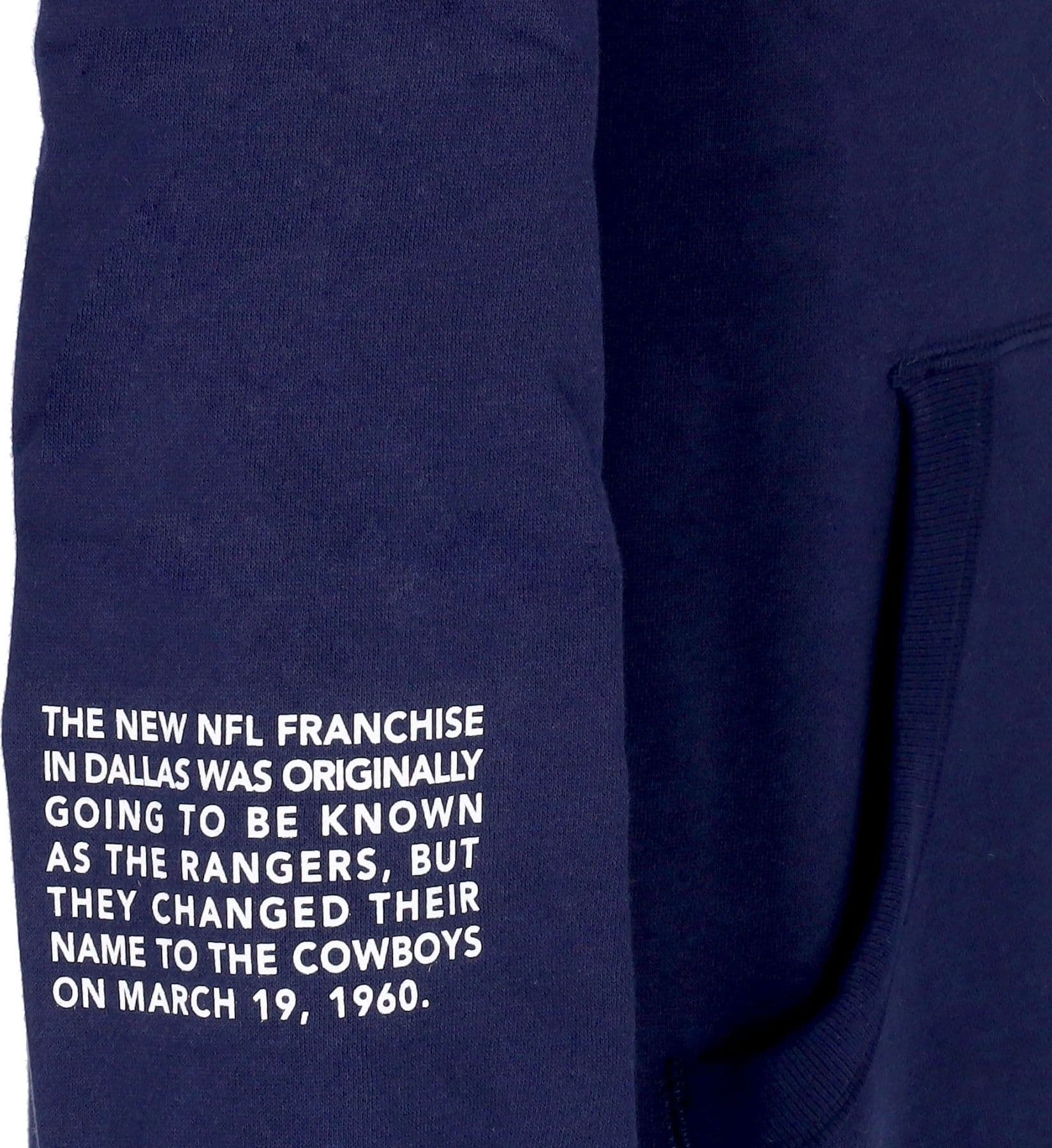 MITCHELL &amp; NESS Felpa Cappuccio Uomo Nfl Team Origins Fleece Hoodie Dalcow Navy da uomo in Felpe con cappuccio e felpe Drestige - Casamassima, commercioVirtuoso.it