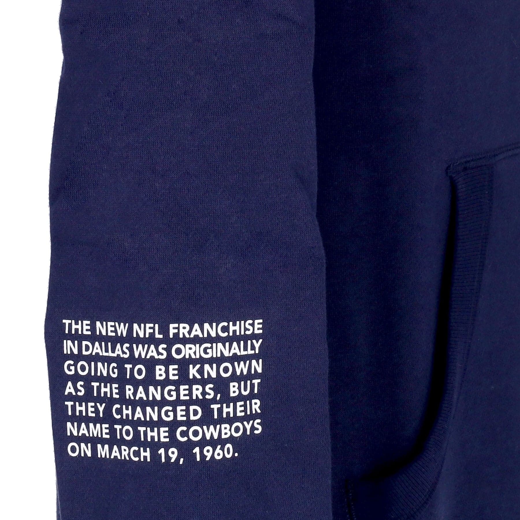 MITCHELL &amp; NESS Felpa Cappuccio Uomo Nfl Team Origins Fleece Hoodie Dalcow Navy da uomo in Felpe con cappuccio e felpe Drestige - Casamassima, commercioVirtuoso.it