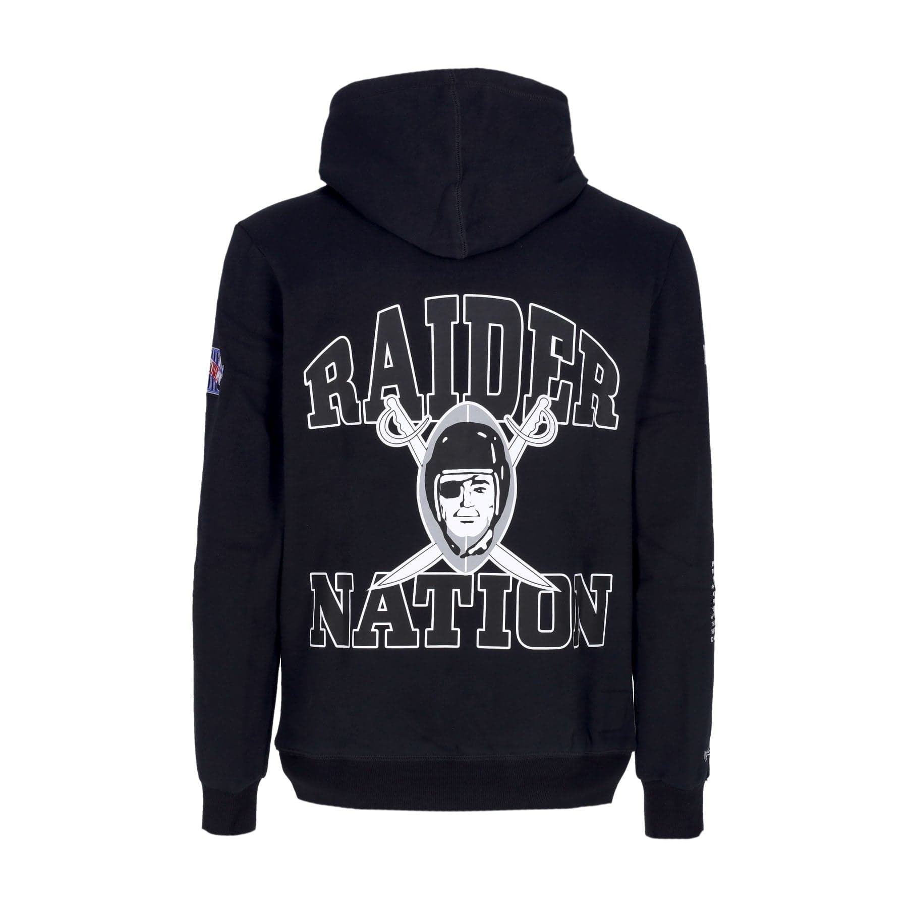 MITCHELL &amp; NESS Felpa Cappuccio Uomo Nfl Team Origins Fleece Hoodie Oakrai Black da uomo in Felpe con cappuccio e felpe Drestige - Casamassima, commercioVirtuoso.it