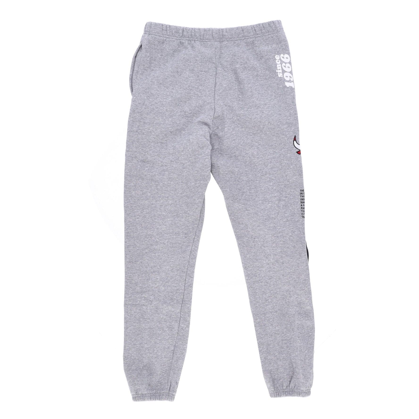 MITCHELL &amp; NESS Pantalone Tuta Felpato Uomo Nba Team Origins Fleece Pant Hardwood Classics Chibul Grey Heather da uomo in Pantaloncini sportivi Drestige - Casamassima, commercioVirtuoso.it
