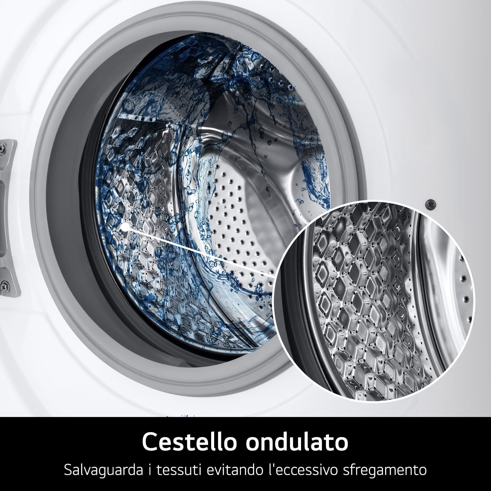 LG Lavatrice 9kg  Serie A1 Classe A  1400 giri, Programma Igiene con vapore, Display grande, Design essenziale  White in  Ecoprice.it - Avellino, commercioVirtuoso.it