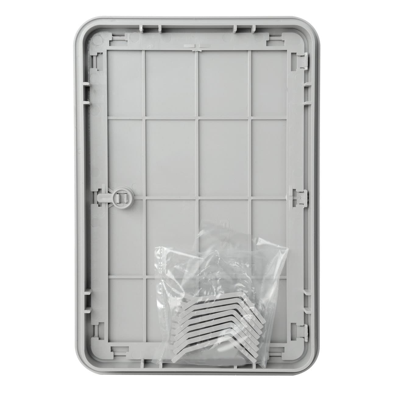 Sportello portello porta in ABS grigio L 450 x H 650 x P 22mm per ispezione in Trasduttori piezo Aloiserw.com - Altomonte, commercioVirtuoso.it