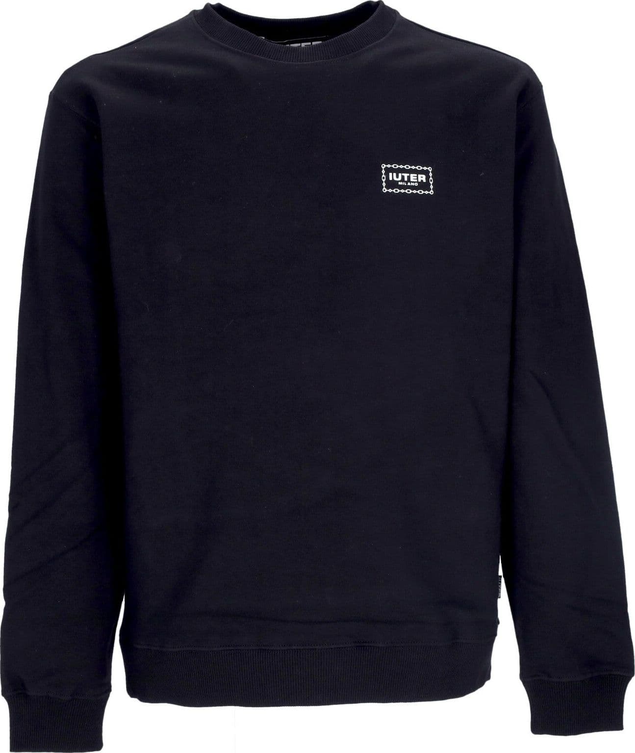 IUTER Felpa Leggera Girocollo Uomo Chain Crewneck Black da uomo in Felpe senza cappuccio Drestige - Casamassima, commercioVirtuoso.it