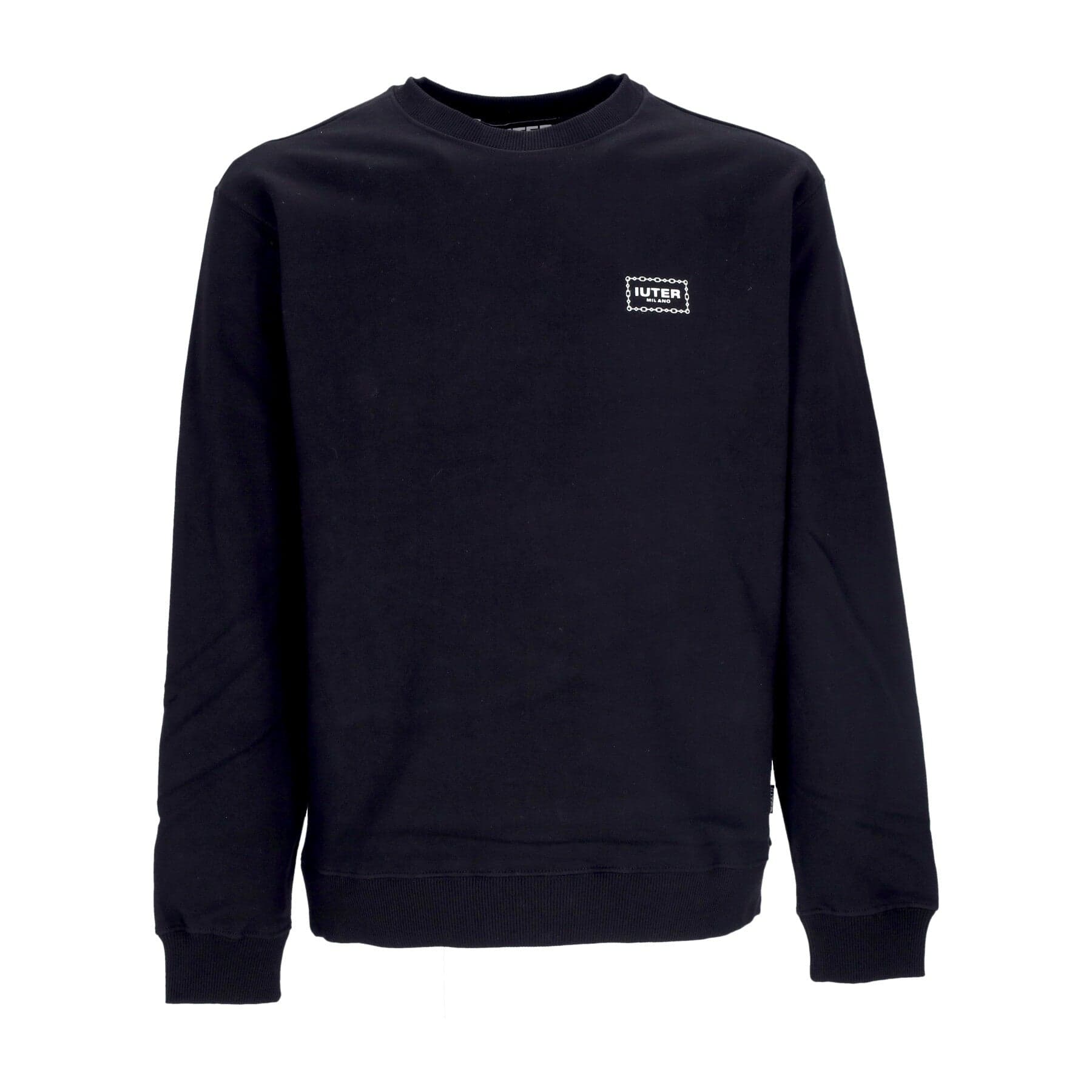 IUTER Felpa Leggera Girocollo Uomo Chain Crewneck Black da uomo in Felpe senza cappuccio Drestige - Casamassima, commercioVirtuoso.it