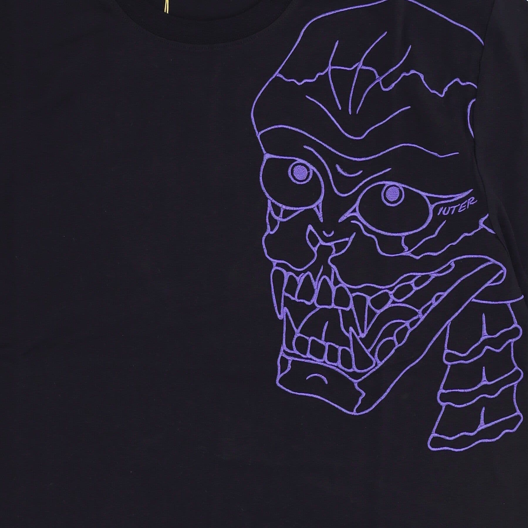 IUTER Maglietta Uomo Skull Tee Black/violet da uomo in T-shirt Drestige - Casamassima, commercioVirtuoso.it