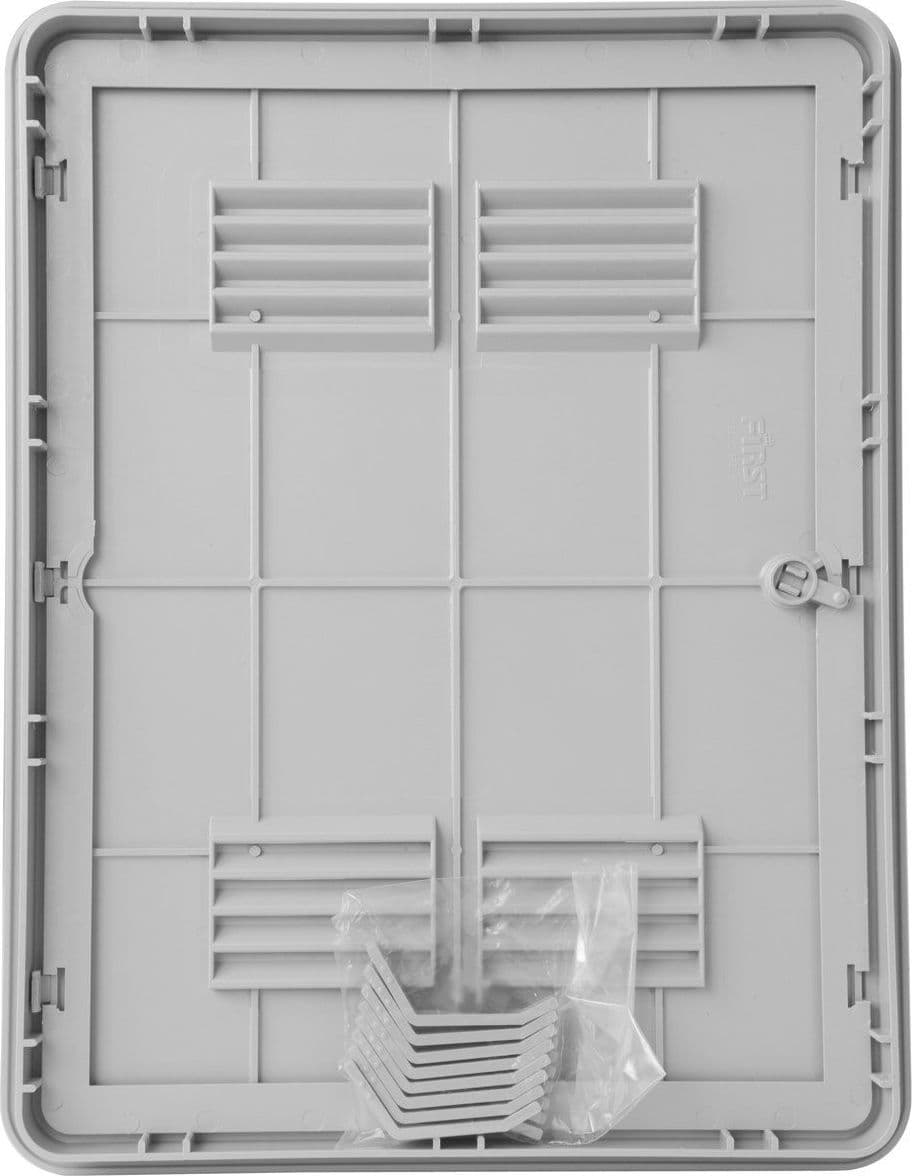 Sportello portello porta per gas in ABS grigio L 450 x H 650 x P 22mm per ispezione in Registri griglie e sfiatatoi Aloiserw.com - Altomonte, commercioVirtuoso.it