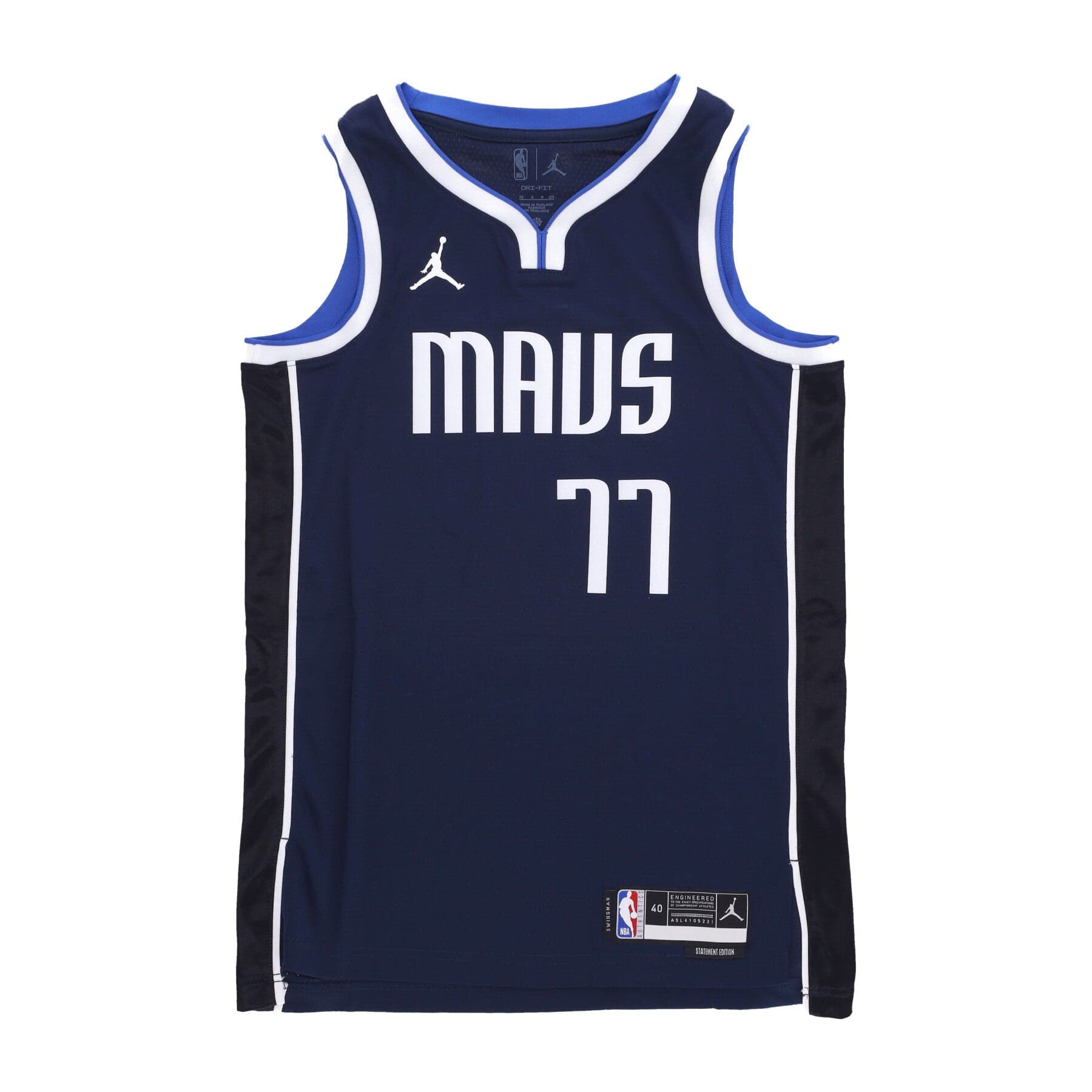 JORDAN NBA Canotta Basket Uomo Nba Statement Edition 22 Dri-fit Swingman Jersey No 77 Luka Doncic Dalmav College Navy da uomo in Canottiere e magliette Drestige - Casamassima, commercioVirtuoso.it