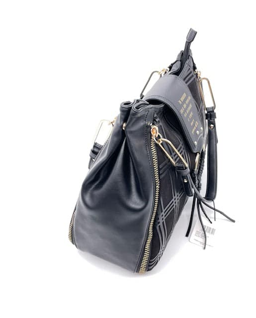 LE PANDORINE Borsa Vicky Tempo Black in Borse a spalla Calzature Durello - Agna, commercioVirtuoso.it