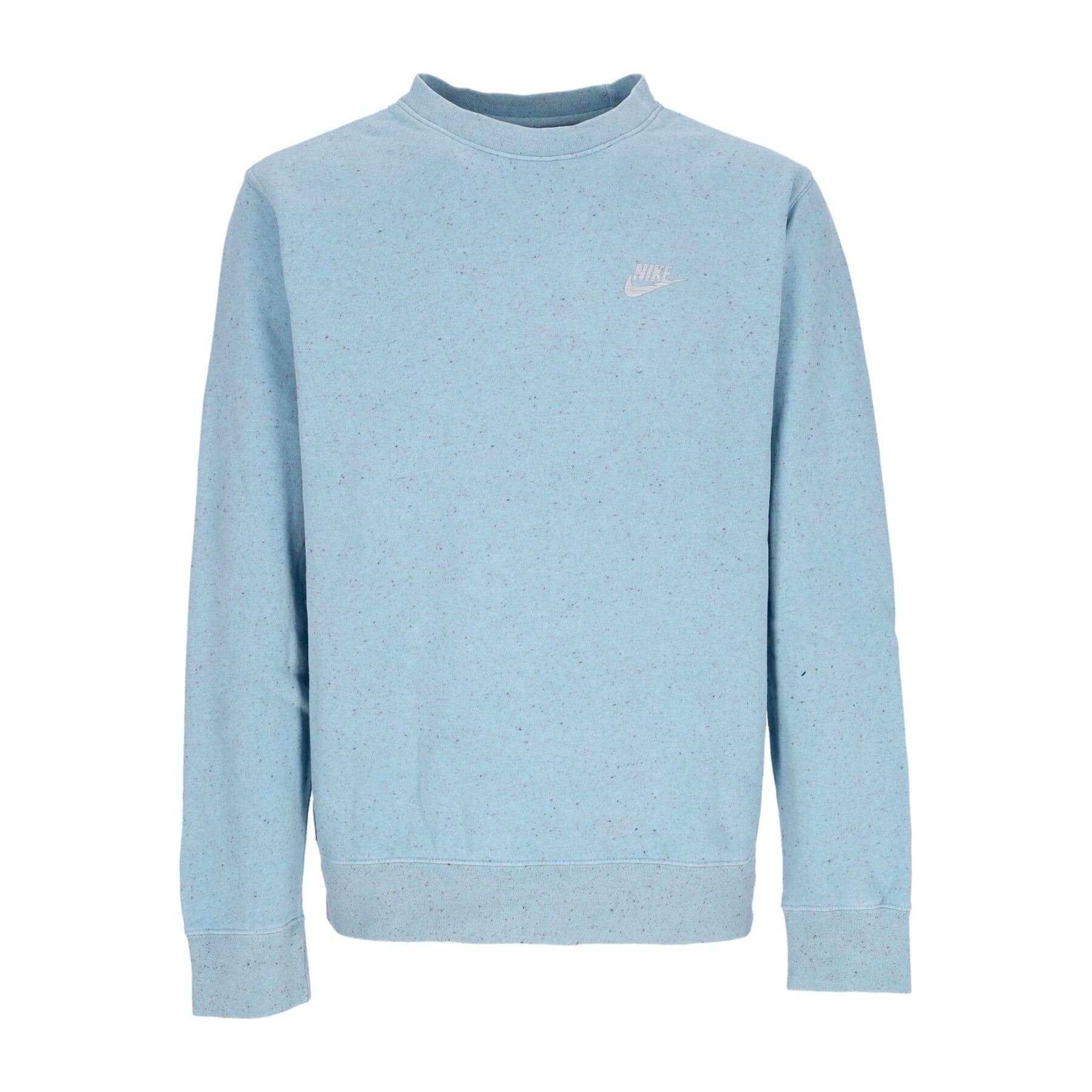 Nike Felpa Girocollo Uomo Club+ Bb Crew Revival Baltic Blue da uomo