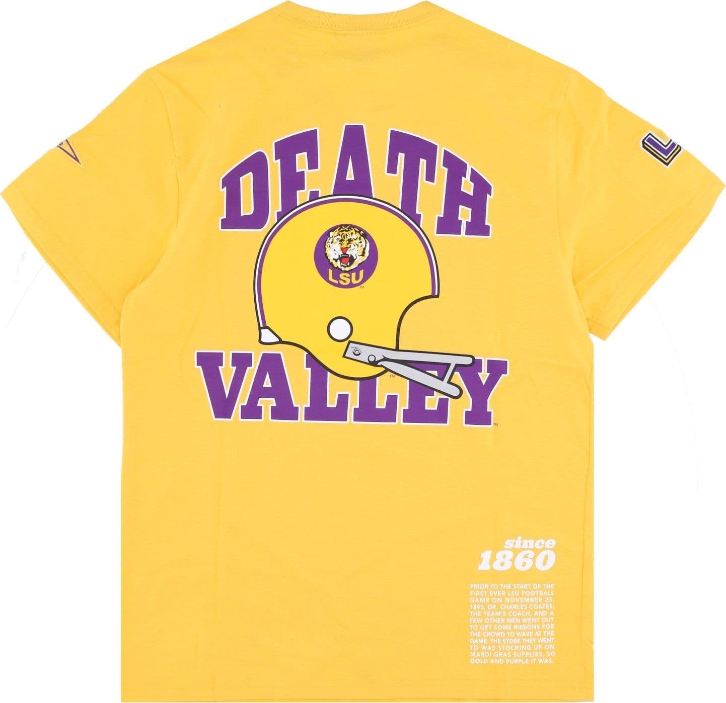 MITCHELL &amp; NESS Maglietta Uomo Ncaa Team Origins Top Loutig Yellow da uomo in T-shirt Drestige - Casamassima, commercioVirtuoso.it