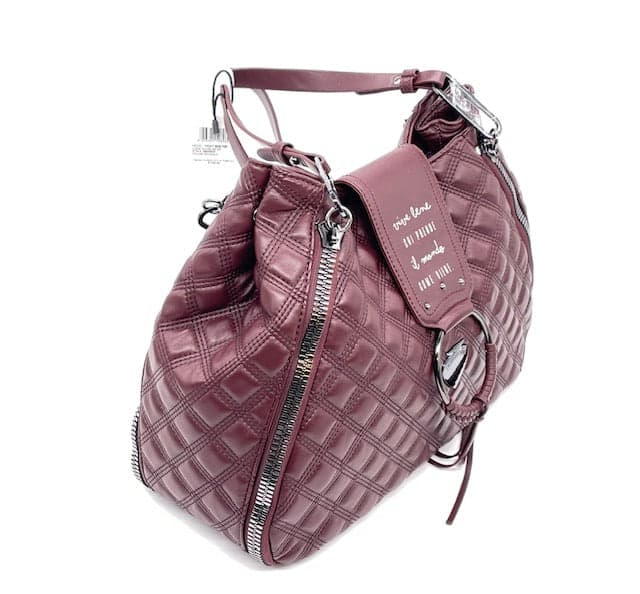 LE PANDORINE Borsa Vicky Trapuntata Mondo Bordeaux in Borse a spalla Calzature Durello - Agna, commercioVirtuoso.it