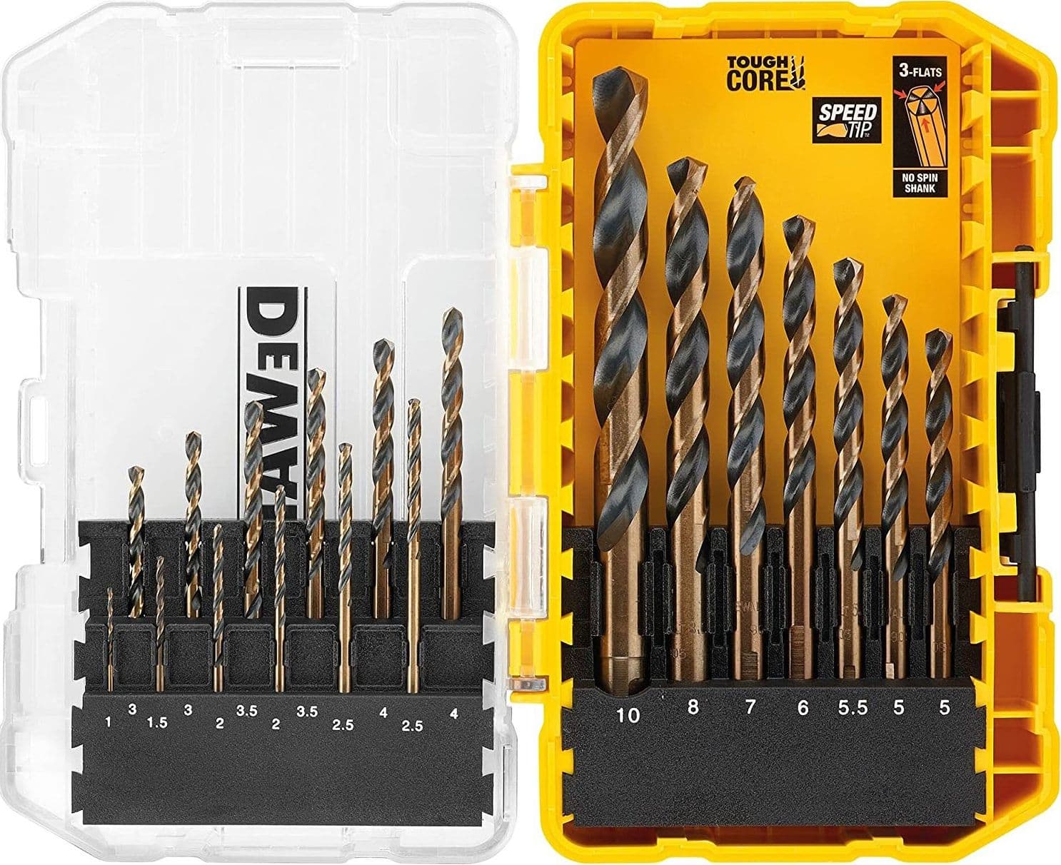 DeWalt Black & Gold set di 14 punte HSS per metallo in Set punte per trapani Aloiserw.com - Altomonte, commercioVirtuoso.it