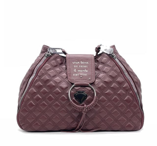 LE PANDORINE Borsa Vicky Trapuntata Mondo Bordeaux in Borse a spalla Calzature Durello - Agna, commercioVirtuoso.it