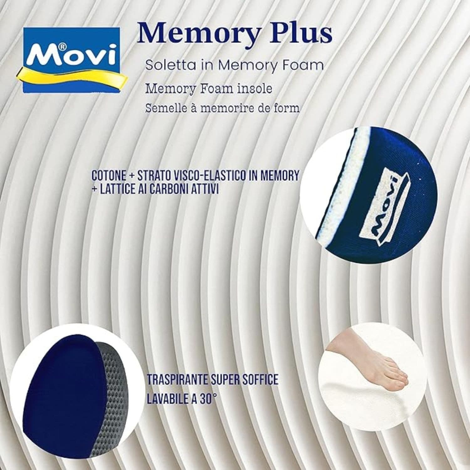 Movi Soletta in Memory Foam – Modello Memory Plus per Supporto Personalizzato e Comfort Prolungato in Comfort Ecoprice.it - Avellino, commercioVirtuoso.it