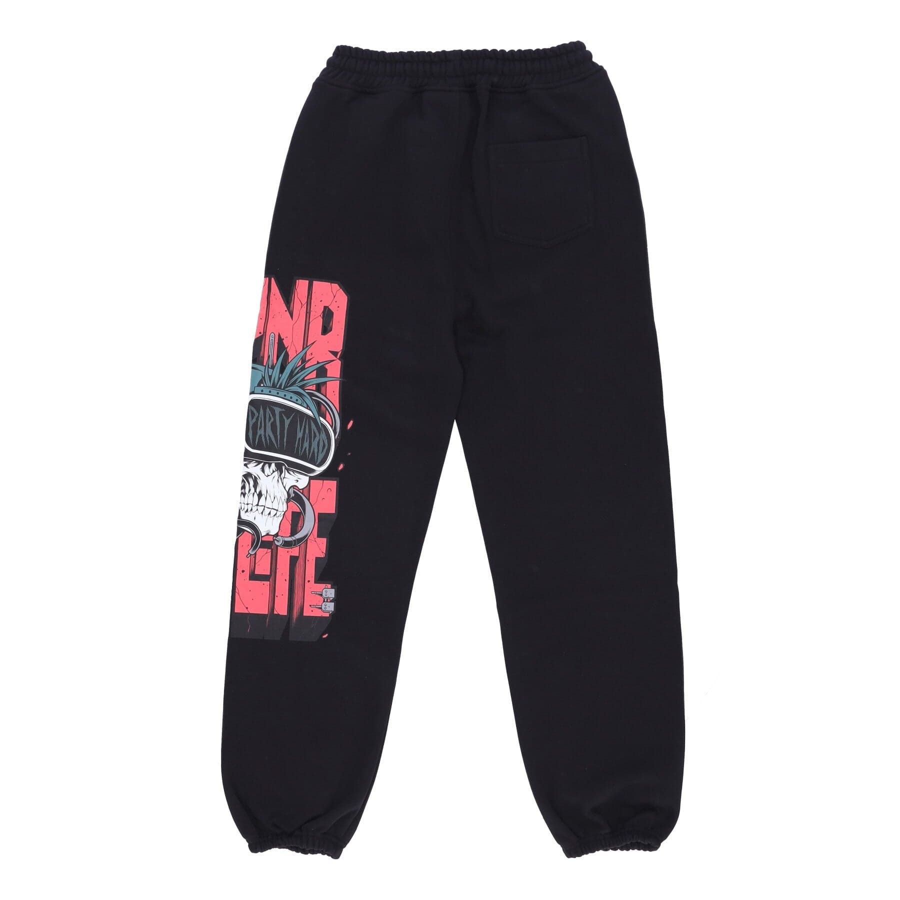 DOLLY NOIRE Pantalone Tuta Felpato Uomo Party Hard Skull Sweatpants Black da uomo in Pantaloni sportivi Drestige - Casamassima, commercioVirtuoso.it