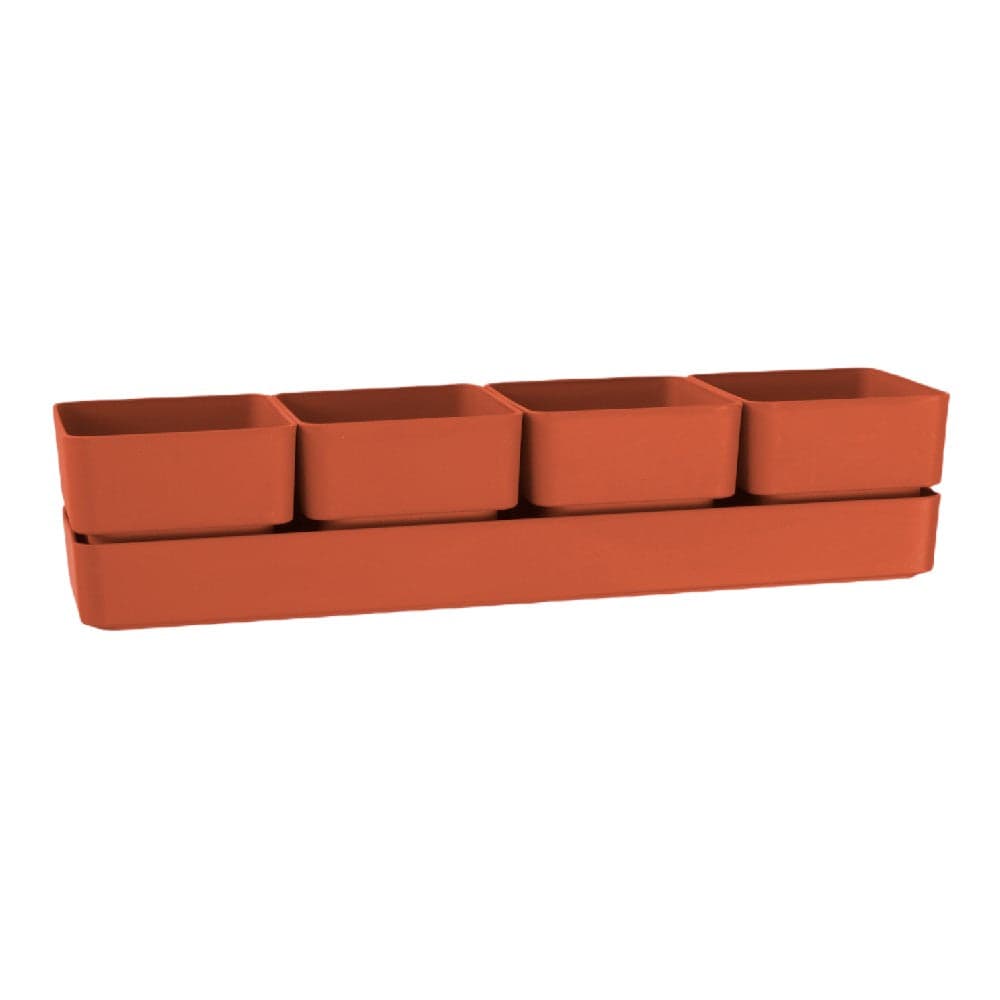 Vaso "Sierra" in Plastica da esterno e giardino per piante e fiori - 22