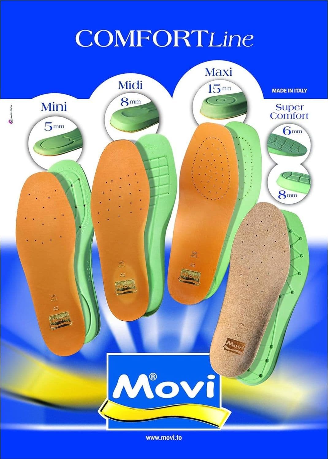 Movi Sottopiede Anatomico Imbottito – Super Comfort con Tecnologia Supercushion per Massimo Ammortizzamento in Comfort Ecoprice.it - Avellino, commercioVirtuoso.it
