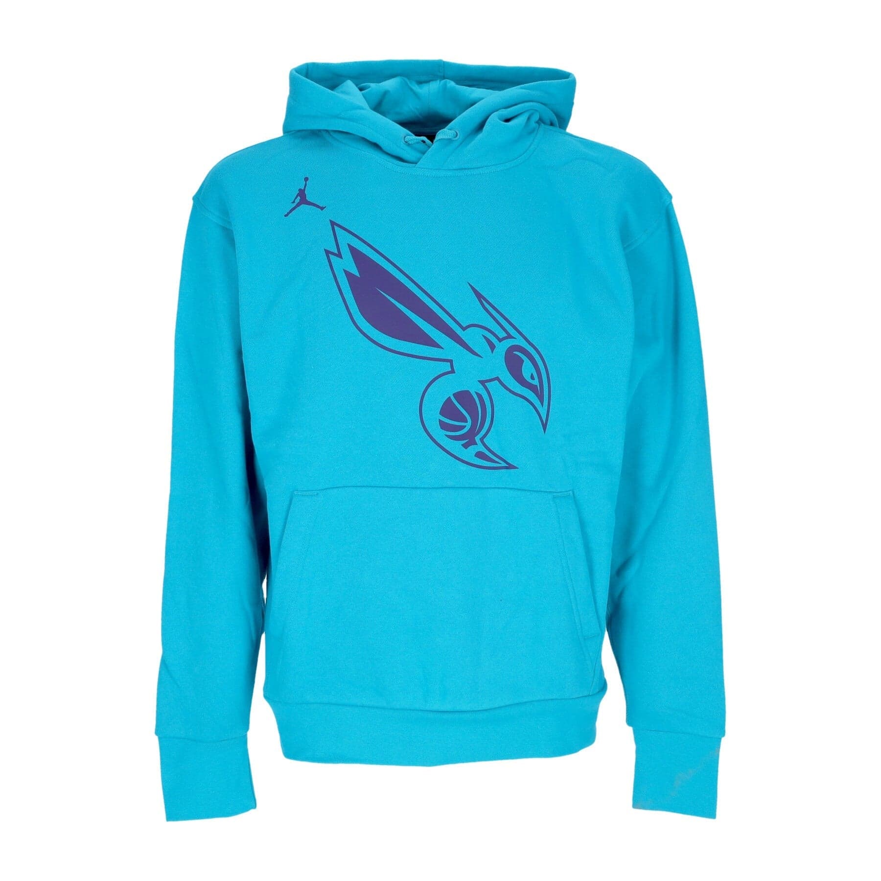 NIKE NBA Felpa Cappuccio Uomo Nba Essential Fleece Hoodie Chahor Rapid Teal da uomo