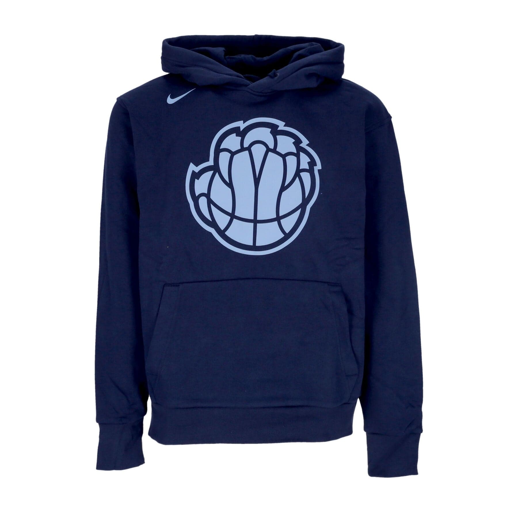 NIKE NBA Felpa Cappuccio Uomo Nba Essential Fleece Hoodie Memgri College Navy da uomo