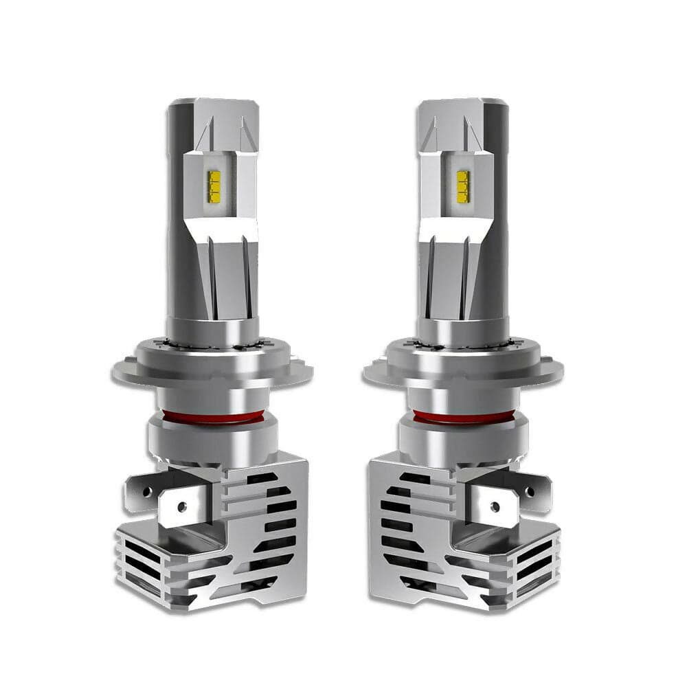 Coppia lampade kit led zes m3 per auto moto camion h7 bianco 6500k 120w 12-24v ip65 ventola di raffreddamento in Luci diurne Solgeny - Besate, commercioVirtuoso.it