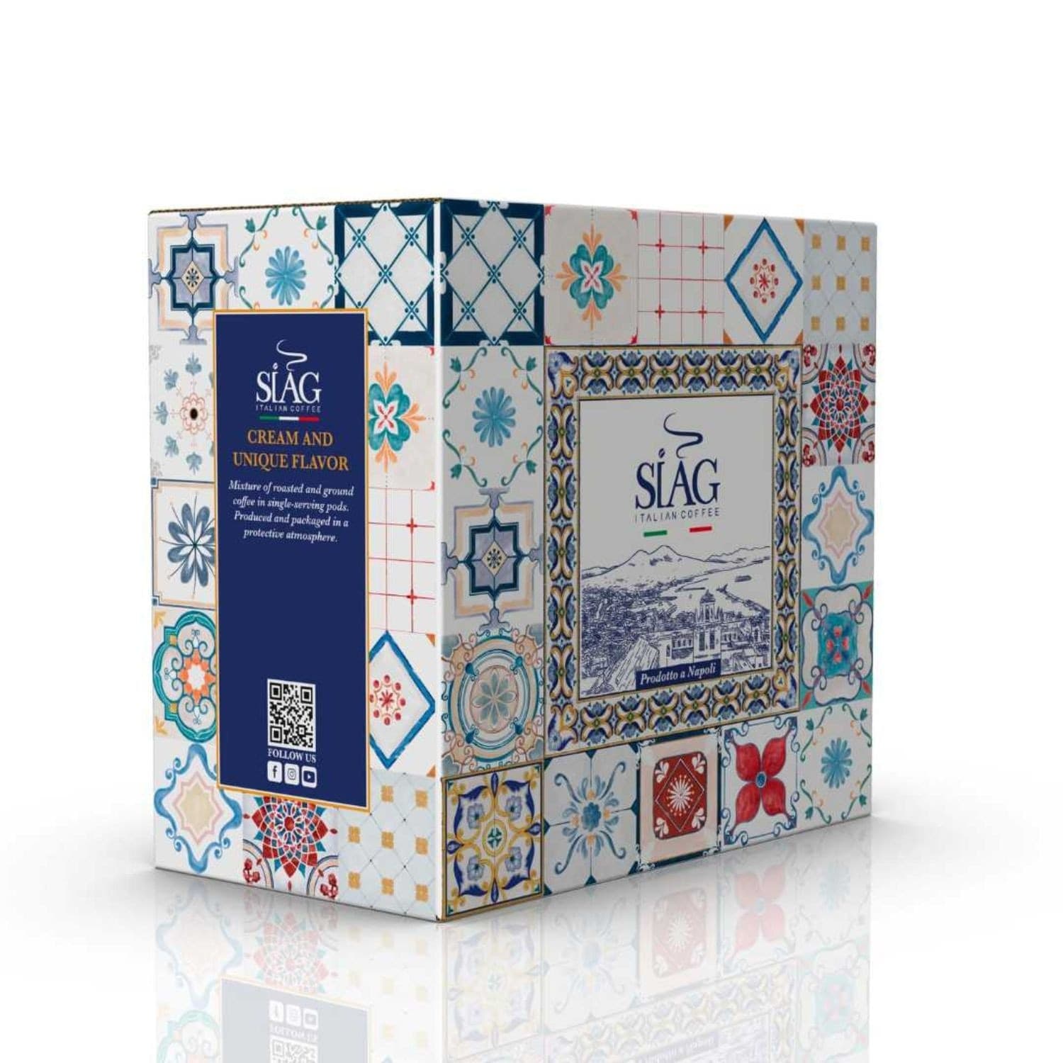 Siag Caffe Cialde 44mm Blu Mediterranea 50pz in Chicchi di caffè tostati Ecoprice.it - Avellino, commercioVirtuoso.it