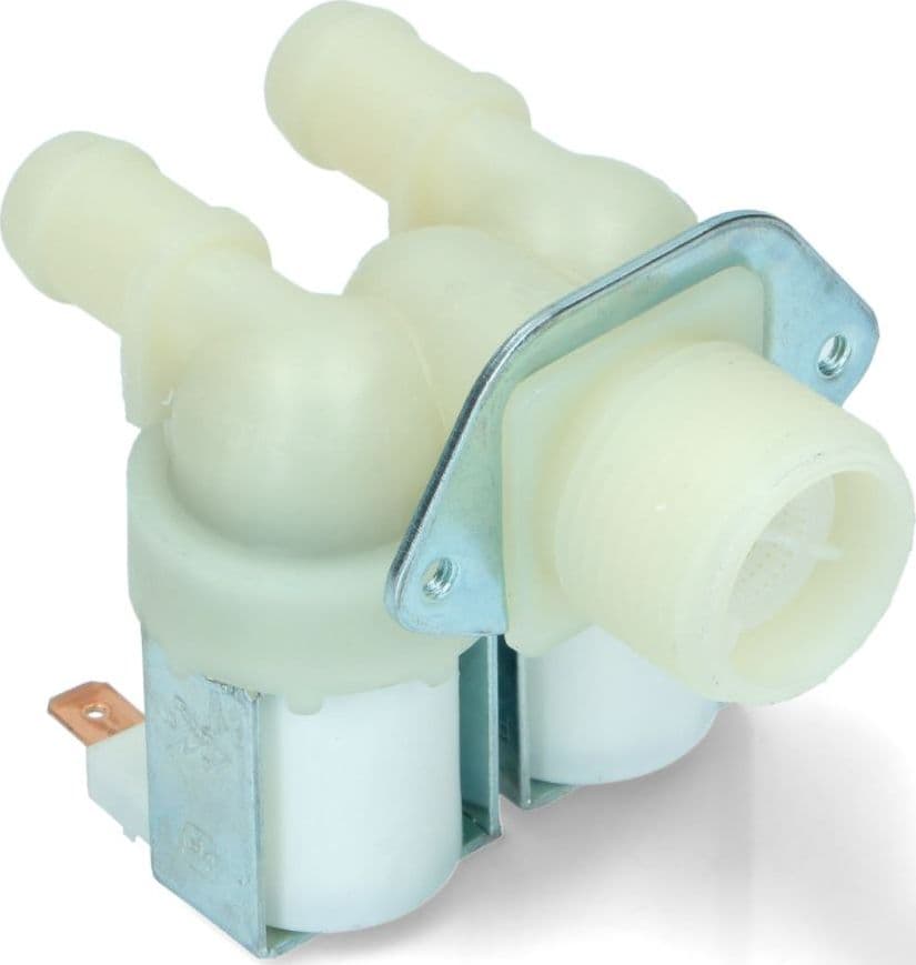 ELETTROVALVOLA  LAVATRICE 2 VIE 180° UNIVERSALE USCITA ø 12 DRITTA  EL 4 in prodotto EuroStore07 - Alatri, commercioVirtuoso.it