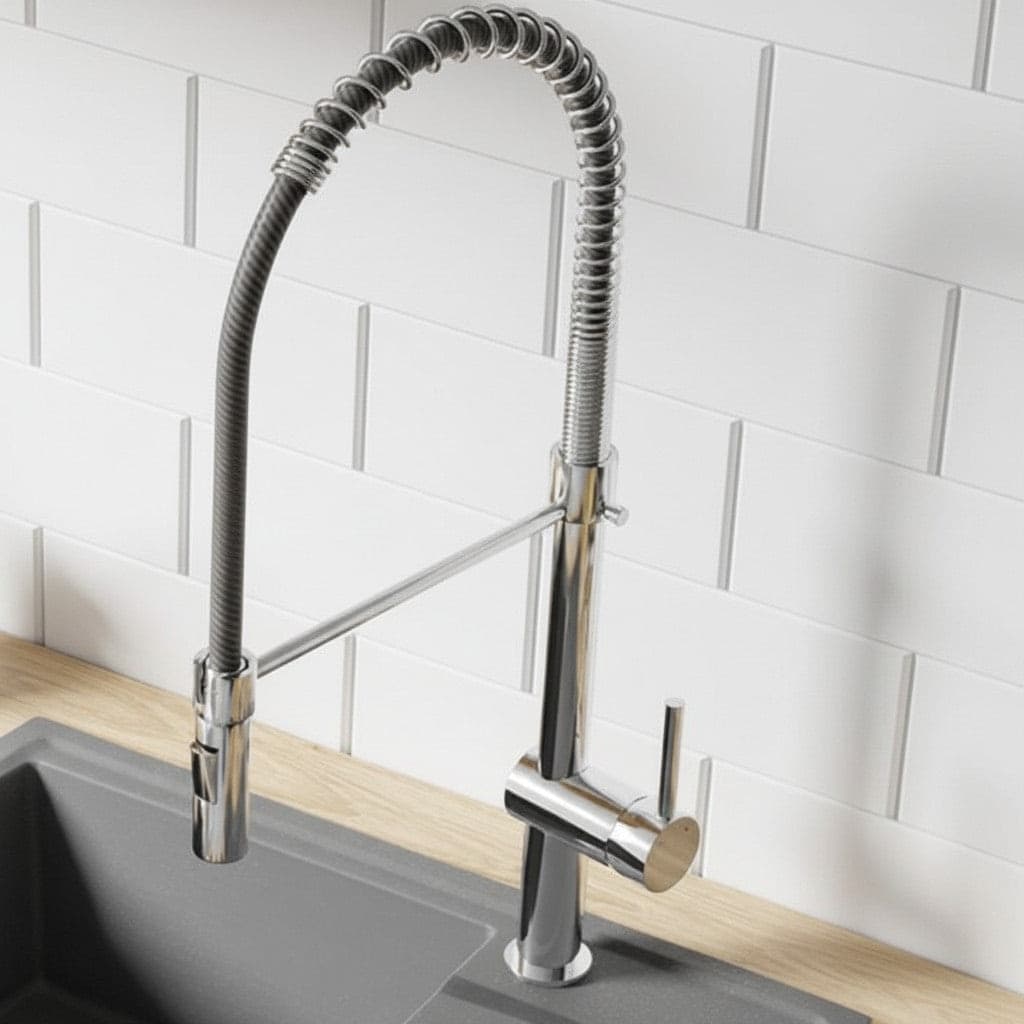 Miscelatore per cucina con doccia, alto in Rubinetti per lavelli da cucina BagnoClic.it - Pregnana Milanese, commercioVirtuoso.it
