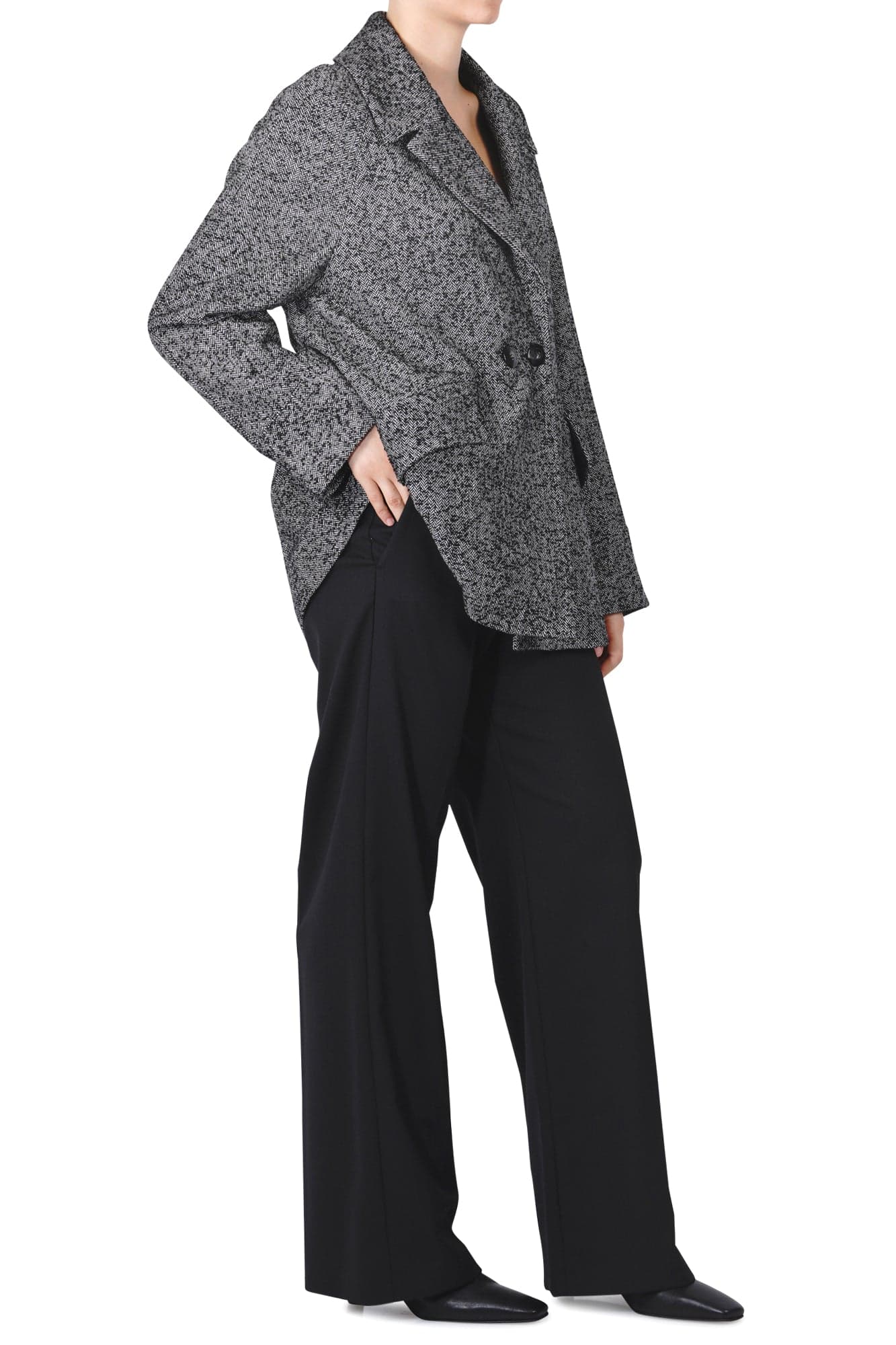 WEEKEND MAXMARA Weekend MaxMara - Pantalone - 460930 - Nero da donna in Pantaloni Drestige - Casamassima, commercioVirtuoso.it