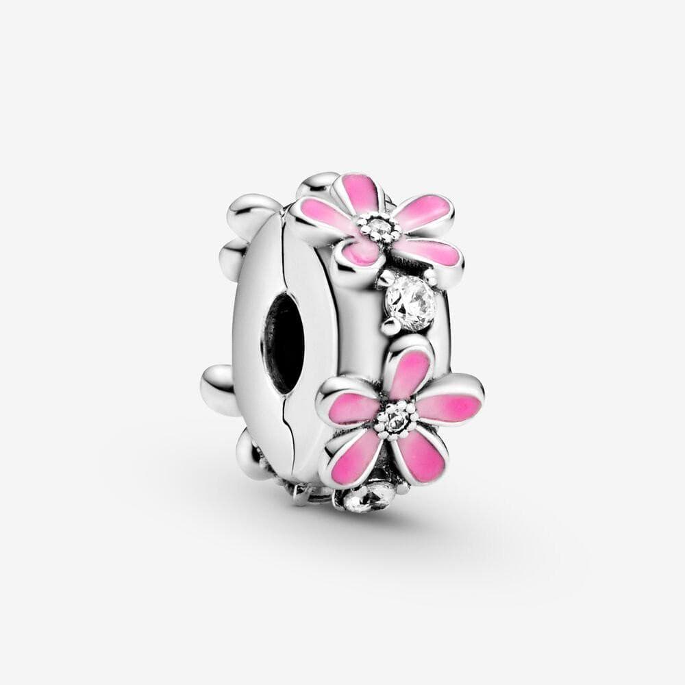 Pandora Clip Margherita rosa