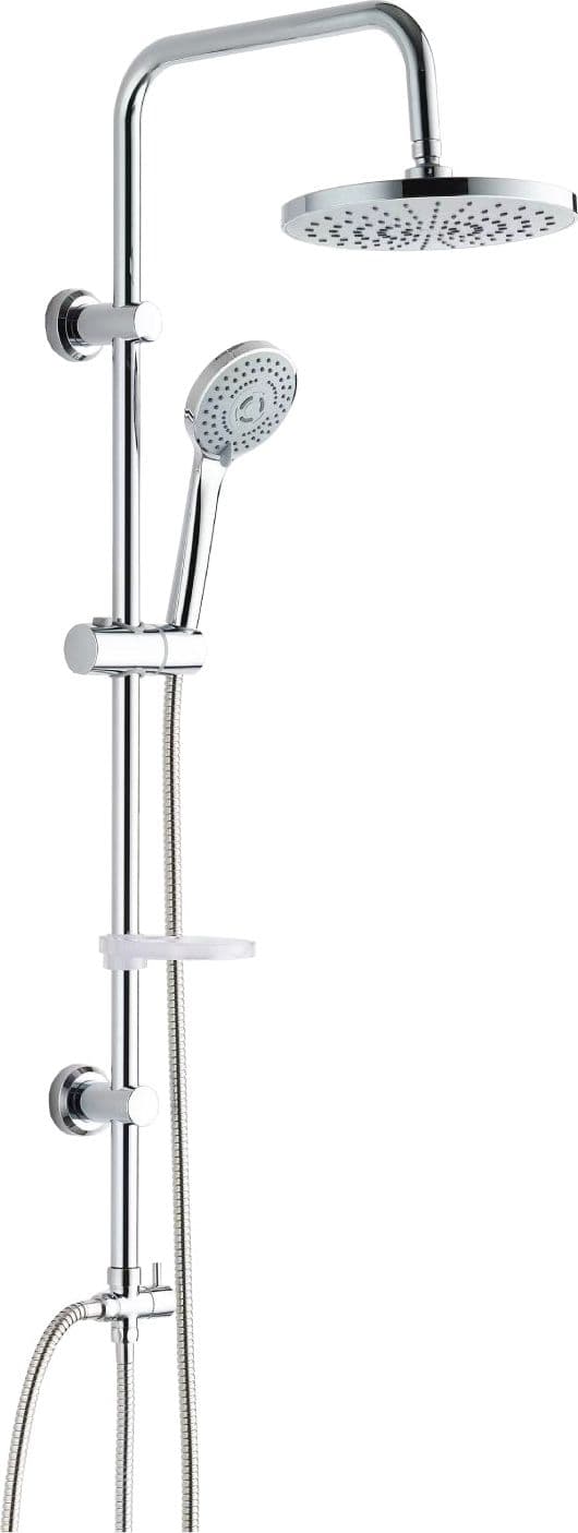Colonna doccia completa, design tondo