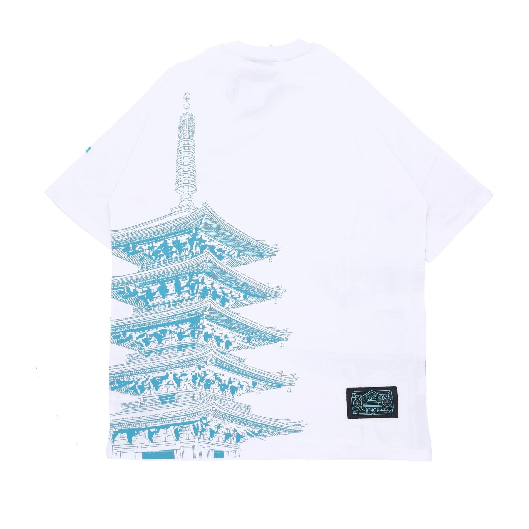 DOLLY NOIRE Maglietta Uomo Bench Tokyo Over Kimono Tee White da uomo in T-shirt Drestige - Casamassima, commercioVirtuoso.it