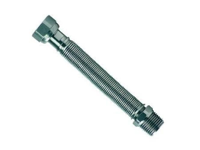 FLESSIBILE ESTENSIBILE 1/2 ACQUA IN ACCIAIO INOX -MM 200/400 FEM/ MAS FER 241625 in prodotto EuroStore07 - Alatri, commercioVirtuoso.it