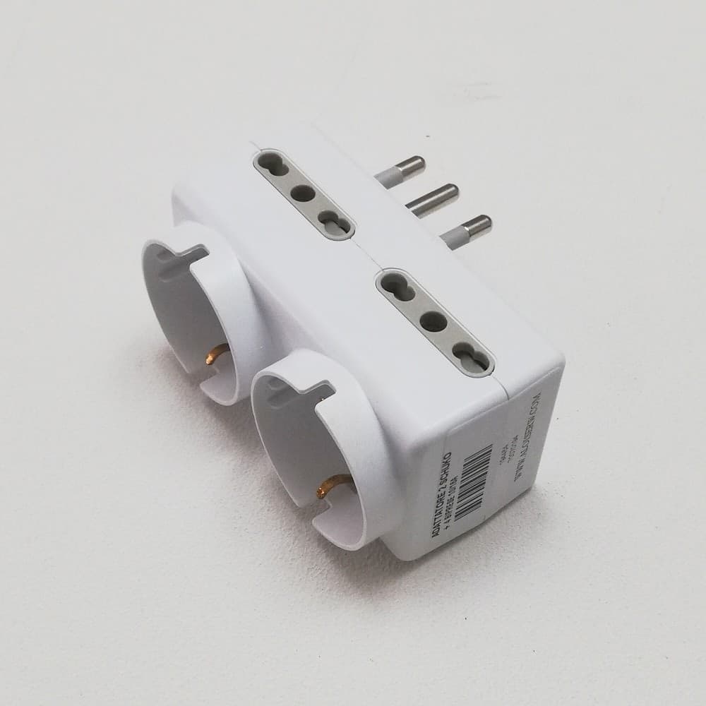 Adattatore con 2 schuko + 4 biprese da 16A in Multiprese Aloiserw.com - Altomonte, commercioVirtuoso.it