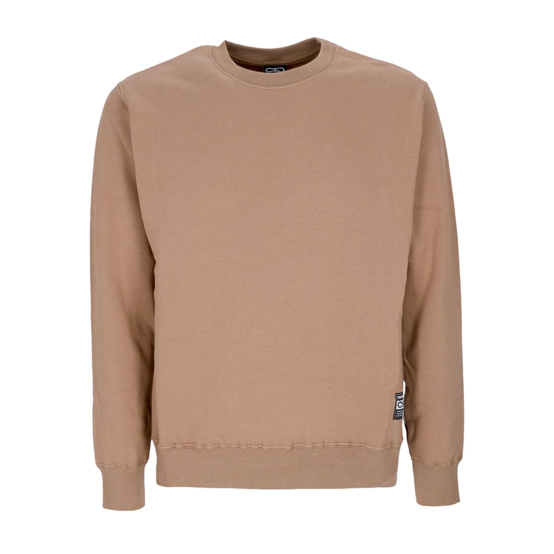 PROPAGANDA Felpa Girocollo Uomo Label Crewneck Camel da uomo in Felpe con cappuccio Drestige - Casamassima, commercioVirtuoso.it