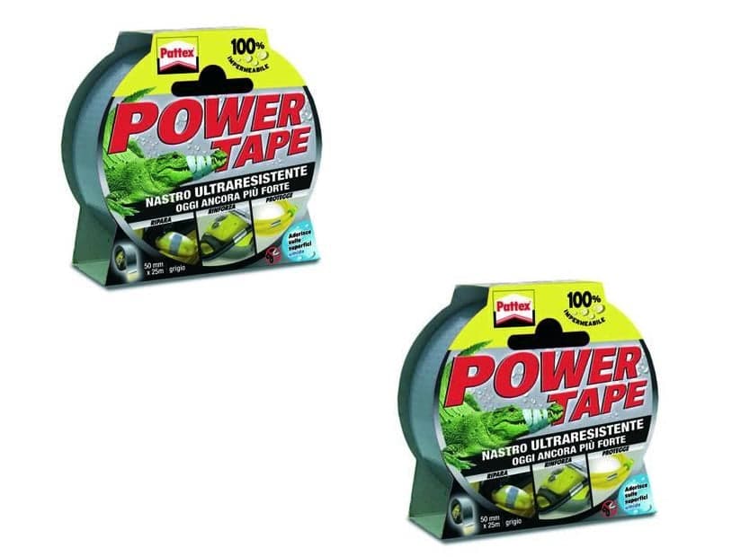 PATTEX NASTRO ADESIVO POWER TAPE mm.50h MT 10 GRIGIO FER 62565 - PEZZI 2