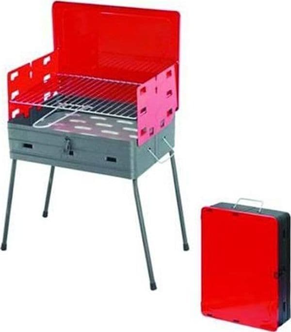 BARBECUE RETTANGOLARE A VALIGETTA HAPPY cm.41x30x57h FER 206150