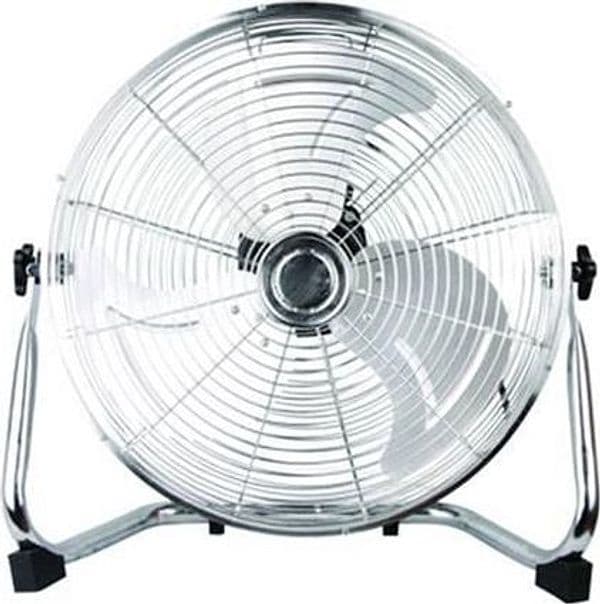 VENTILATORE DA APPOGGIO IN ACCIAIO CROMATO CM.45 100W - 3 velocità - FER 374026