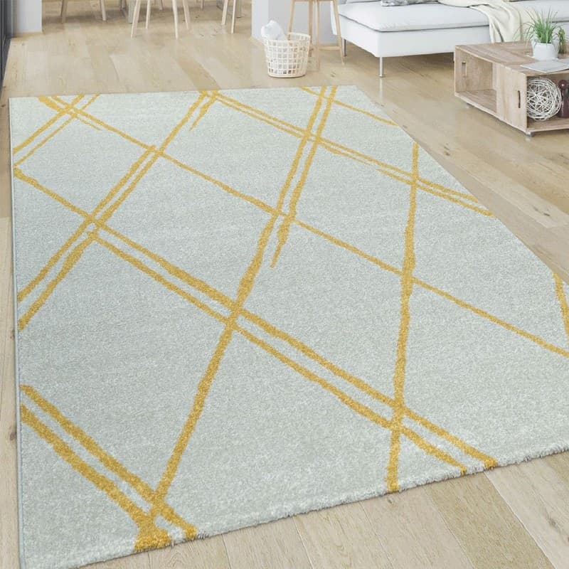 Tappeto di Design Rombi Gialli Varie Misure in Tappeti Collezione Casa - Trebisacce, commercioVirtuoso.it