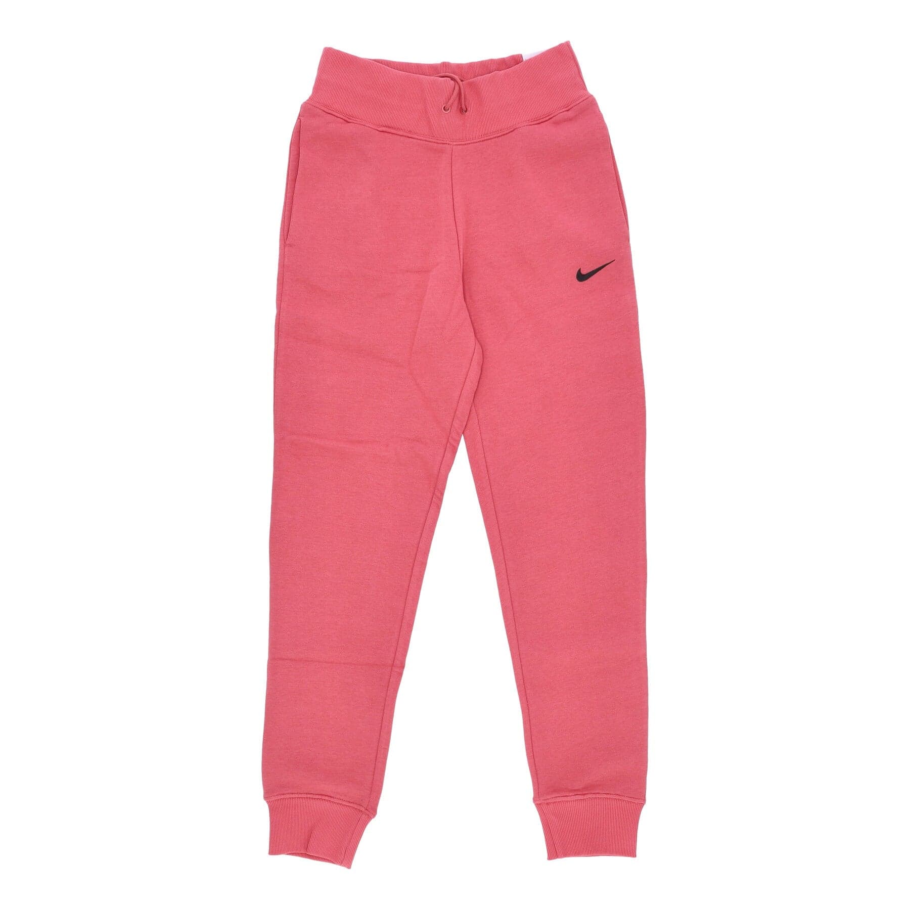 Nike Pantalone Tuta Felpato Donna Sportswear High-waisted Fleece Joggers Adobe/black da donna