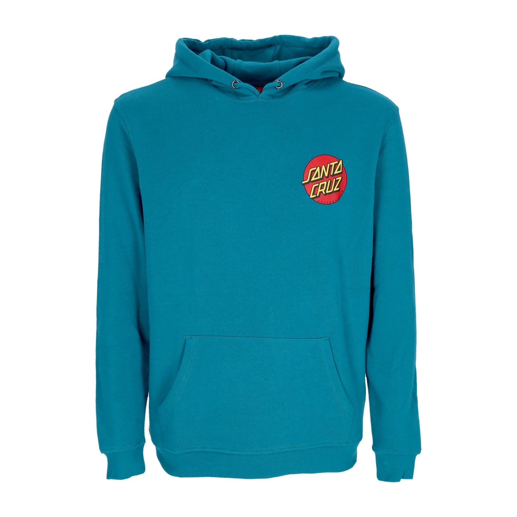 SANTA CRUZ Felpa Cappuccio Uomo Classic Dot Chest Hoodie Verdigris da uomo in Felpe con cappuccio Drestige - Casamassima, commercioVirtuoso.it