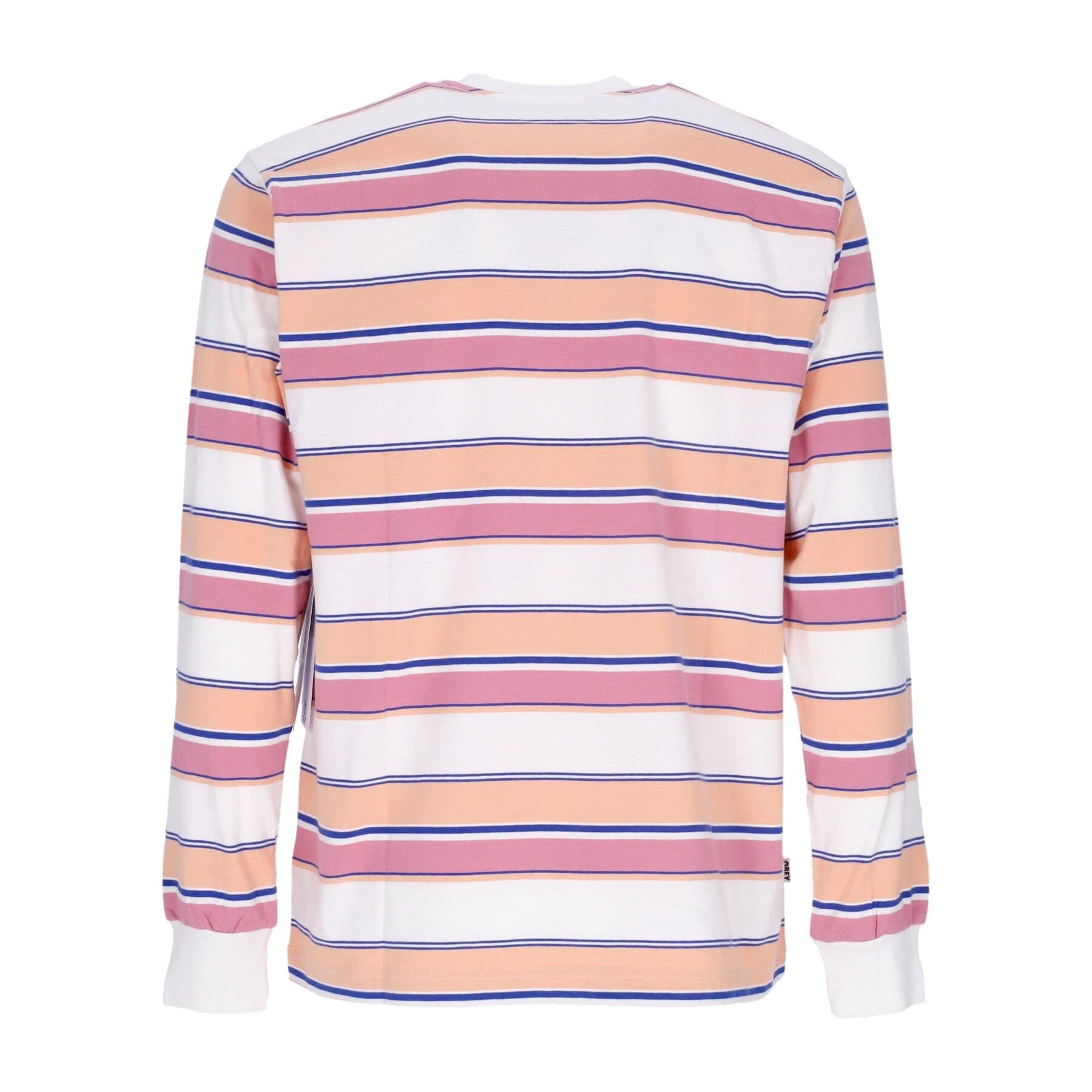 OBEY Maglietta Manica Lunga Uomo Direct L/s Tee White Multi da uomo in T-shirt Drestige - Casamassima, commercioVirtuoso.it