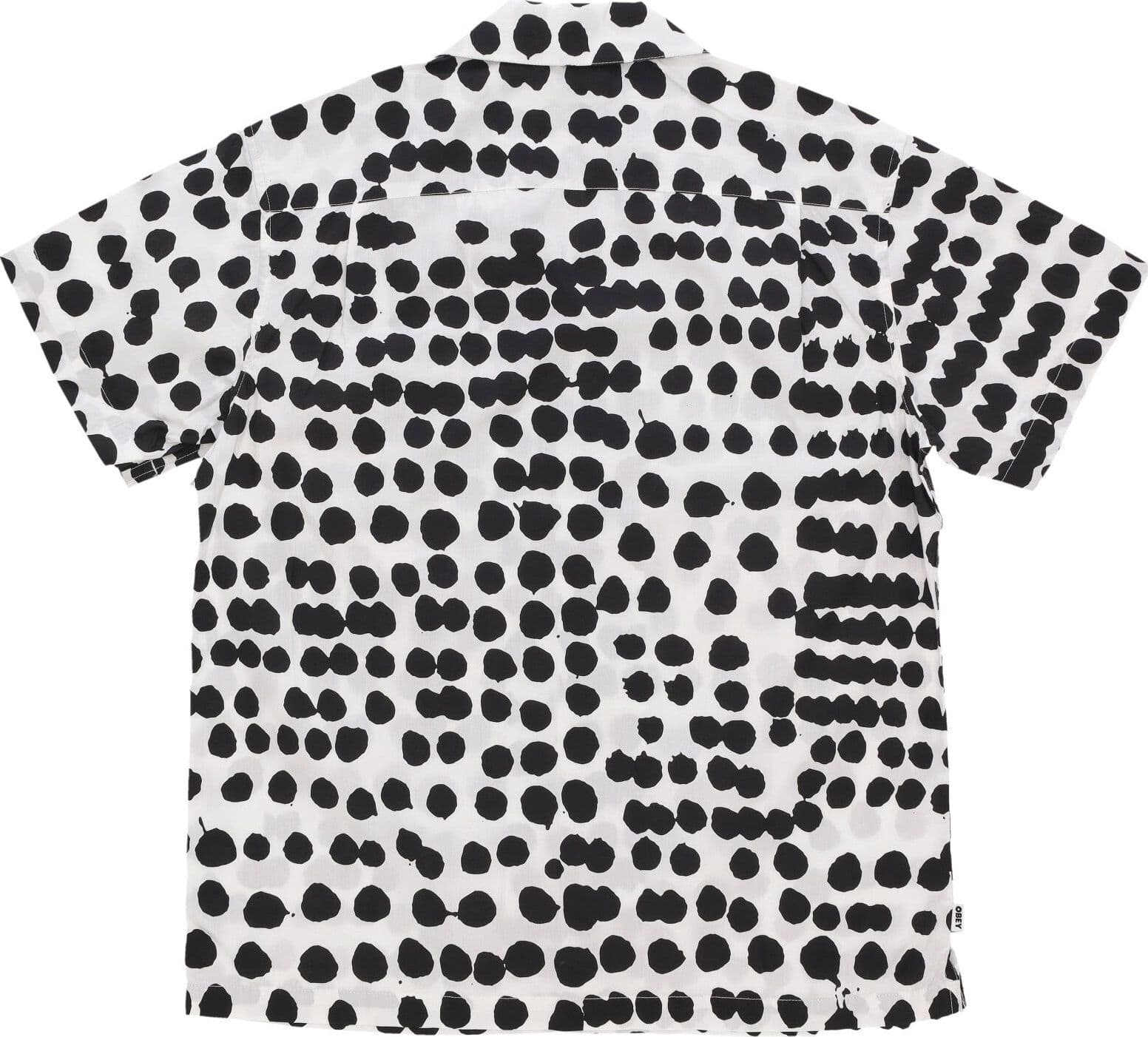 OBEY Camicia Manica Corta Uomo Connect Woven White Multi da uomo in Camicie casual Drestige - Casamassima, commercioVirtuoso.it