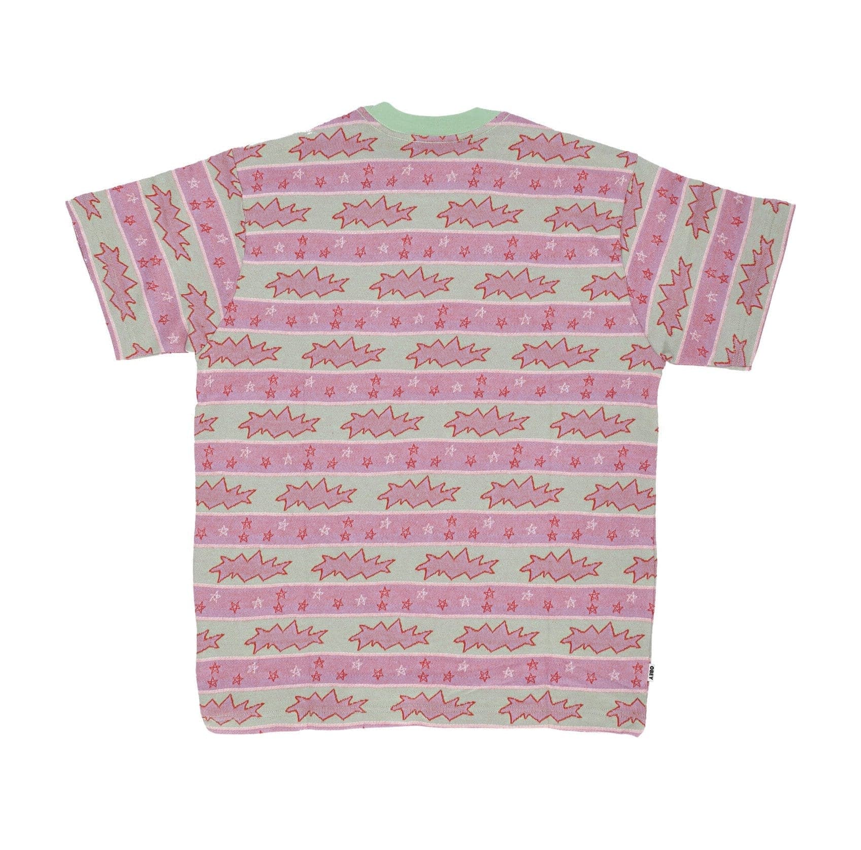 OBEY Maglietta Uomo Snap Tee Green Fig Multi da uomo in T-Shirt Drestige - Casamassima, commercioVirtuoso.it