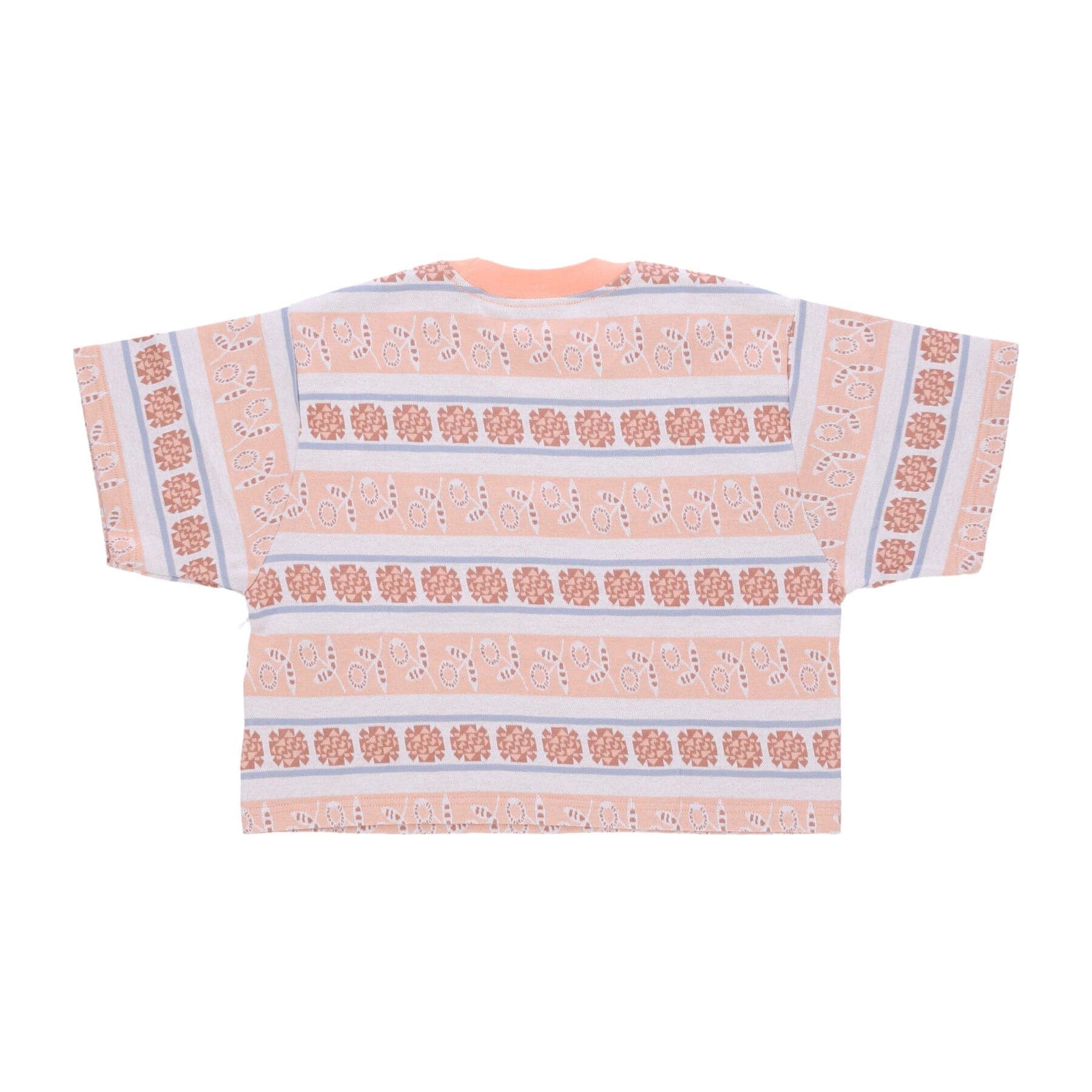 OBEY Maglietta Donna Esther Cropped Tee Peach Sand Multi da donna in T-Shirt Drestige - Casamassima, commercioVirtuoso.it