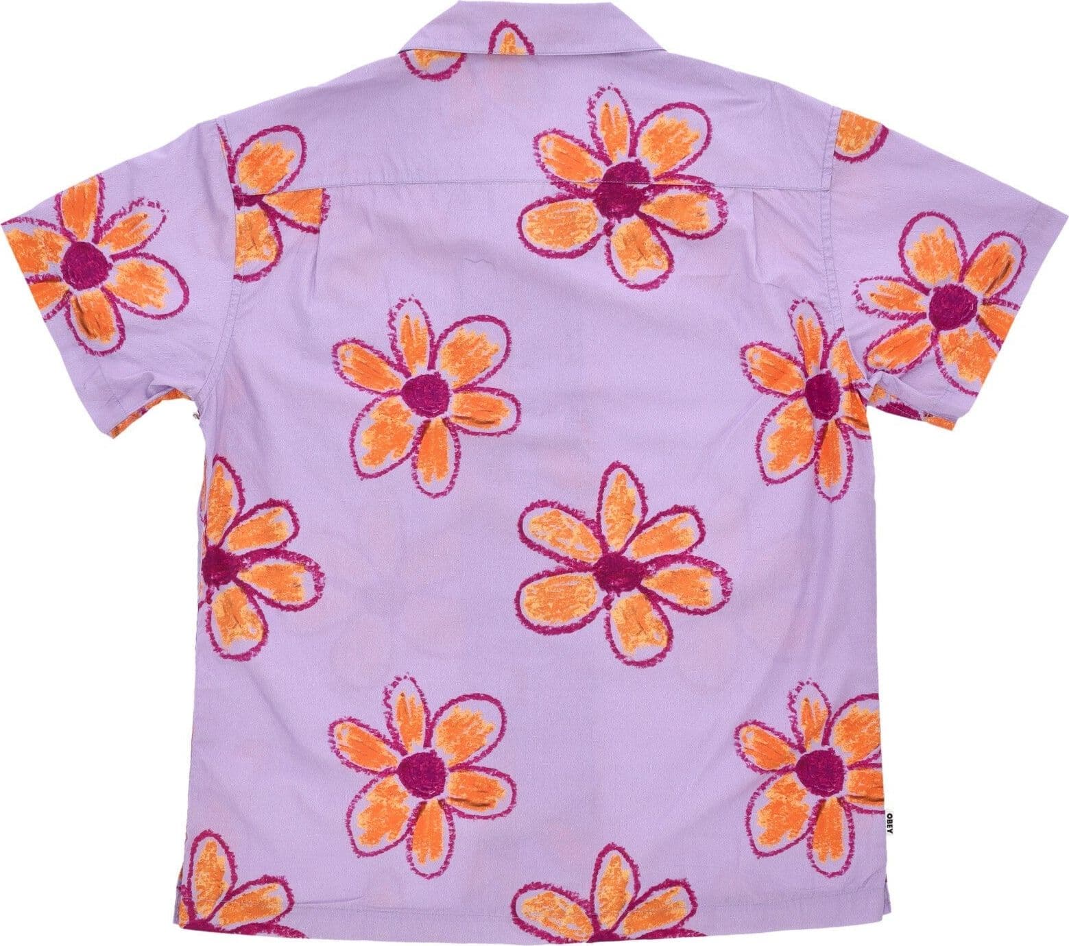OBEY Camicia Manica Corta Uomo Wyatt Woven S Digital Lavender Multi da uomo in Camicie casual Drestige - Casamassima, commercioVirtuoso.it