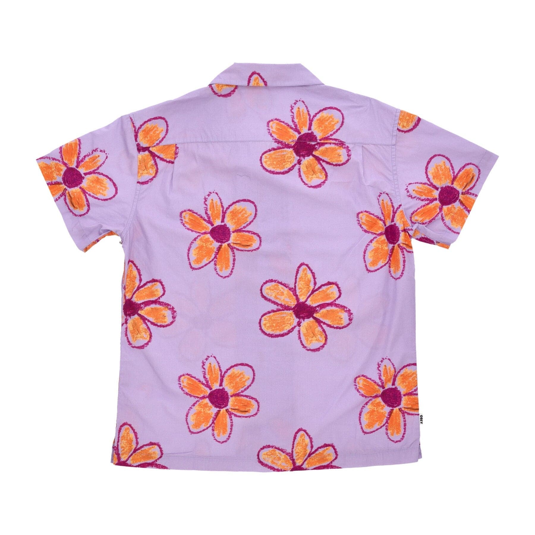 OBEY Camicia Manica Corta Uomo Wyatt Woven S Digital Lavender Multi da uomo in Camicie casual Drestige - Casamassima, commercioVirtuoso.it