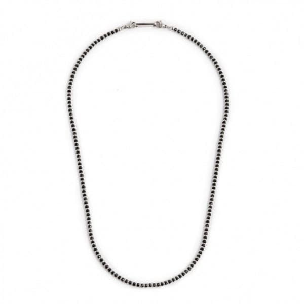 Marlù - COLLANA CON AGATA NERA SFACCETTATA ACCIAIO in Collane Alba Gioielli - Casoria, commercioVirtuoso.it