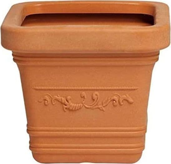 VASO FIORIERA QUADRA 'PRESTIGE' IN RESINA CM 40 X 40 H.35 - LT.33 - DF 6126630 in prodotto EuroStore07 - Alatri, commercioVirtuoso.it
